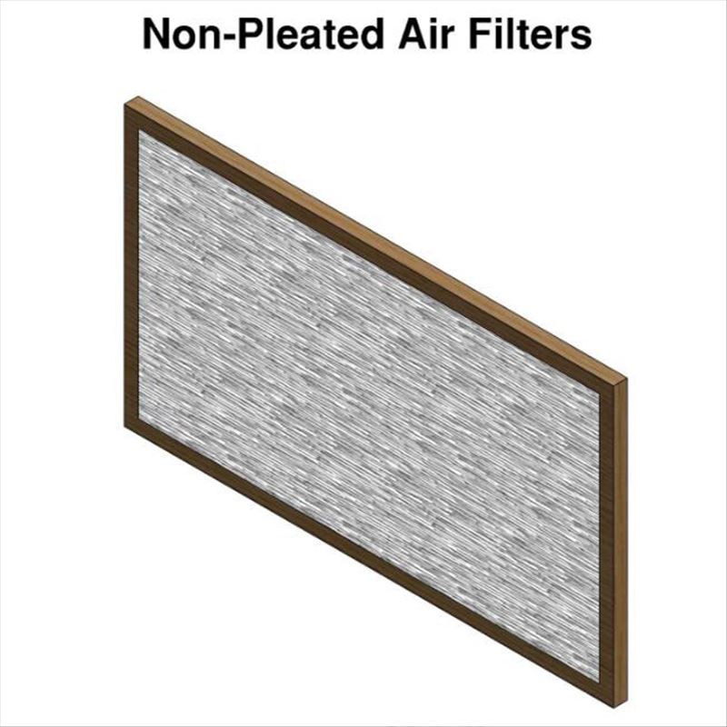 Filtro de aire no plisado