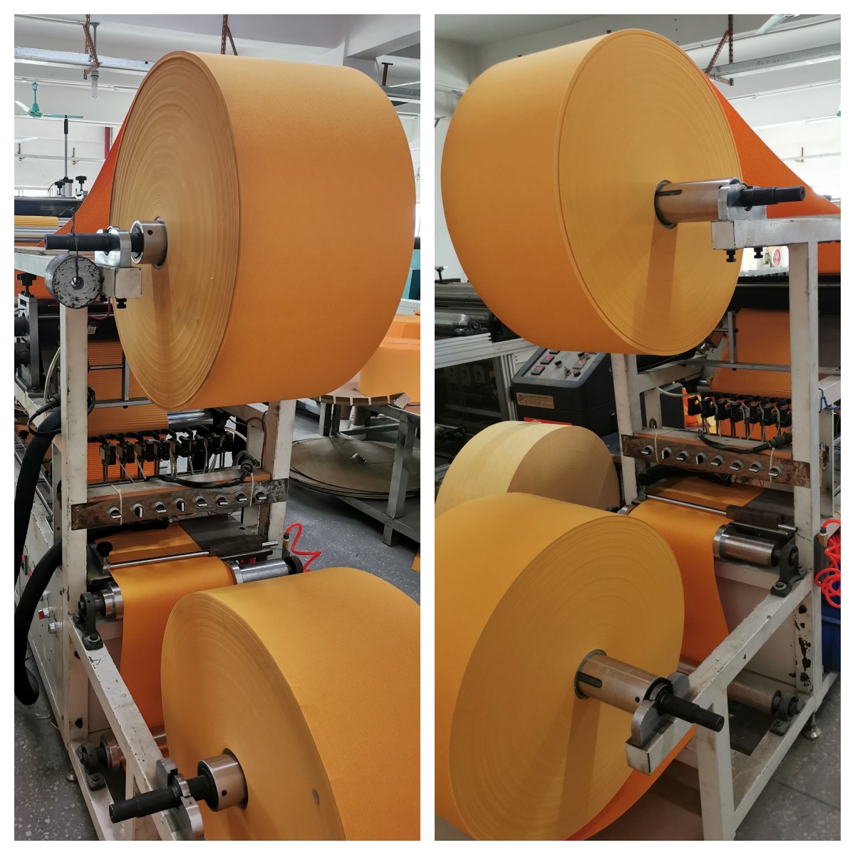 Taller de producción de papel de filtro.