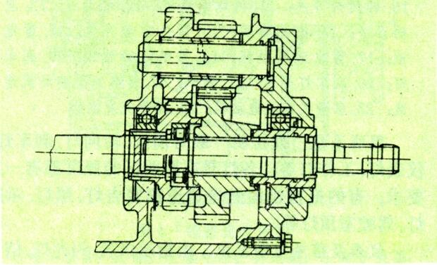 Estructura de la toma de fuerza de cambio de eje