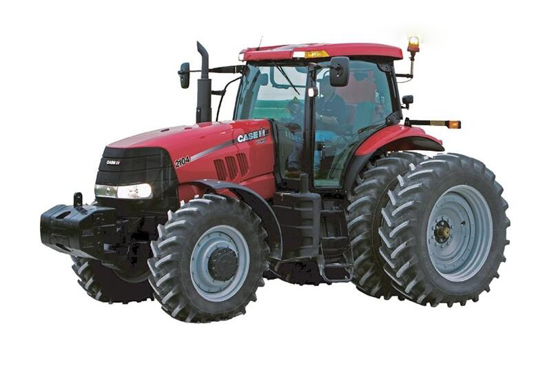 eje trasero del tractor y sistema de dirección