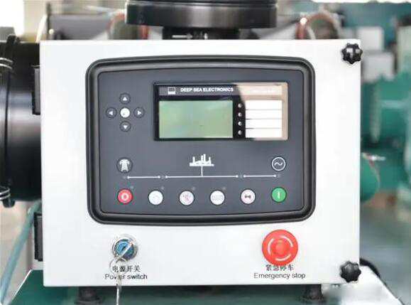 panel de control del generador