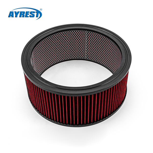 Elemento de filtro de aire lavable rojo