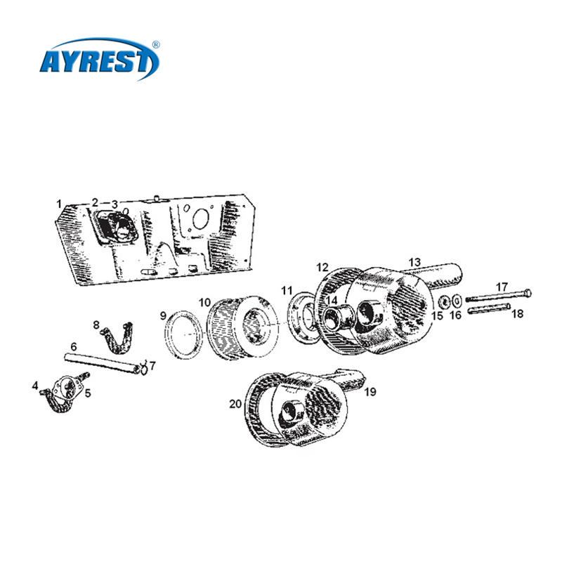 Conjunto de filtro de aire MGB