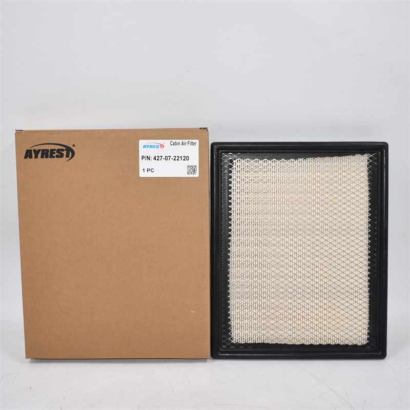 Filtro de panel de aire de cabina 427-07-22120 AF55727