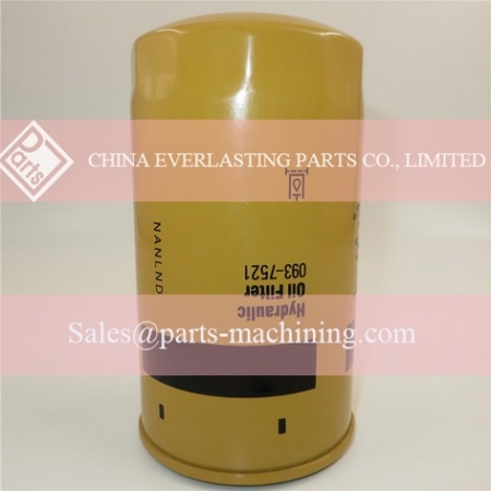 filtro hidráulico de excavadora 093-7521 para oruga