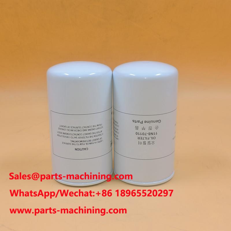filtro de aceite para cargadora de ruedas 11N8-70110