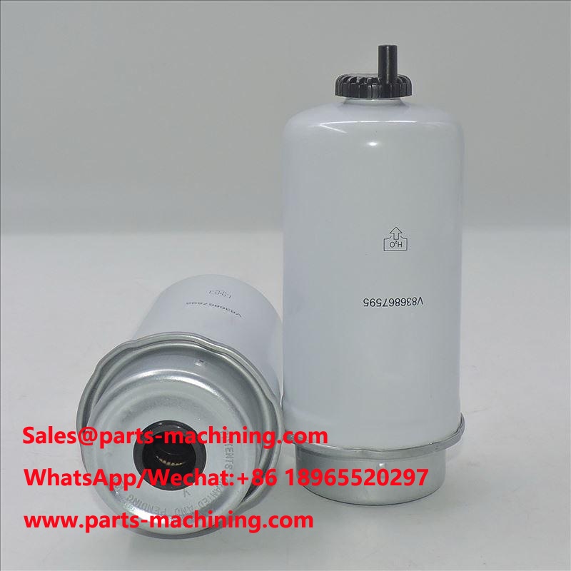 Separador de agua y combustible V836867595 para excavadora