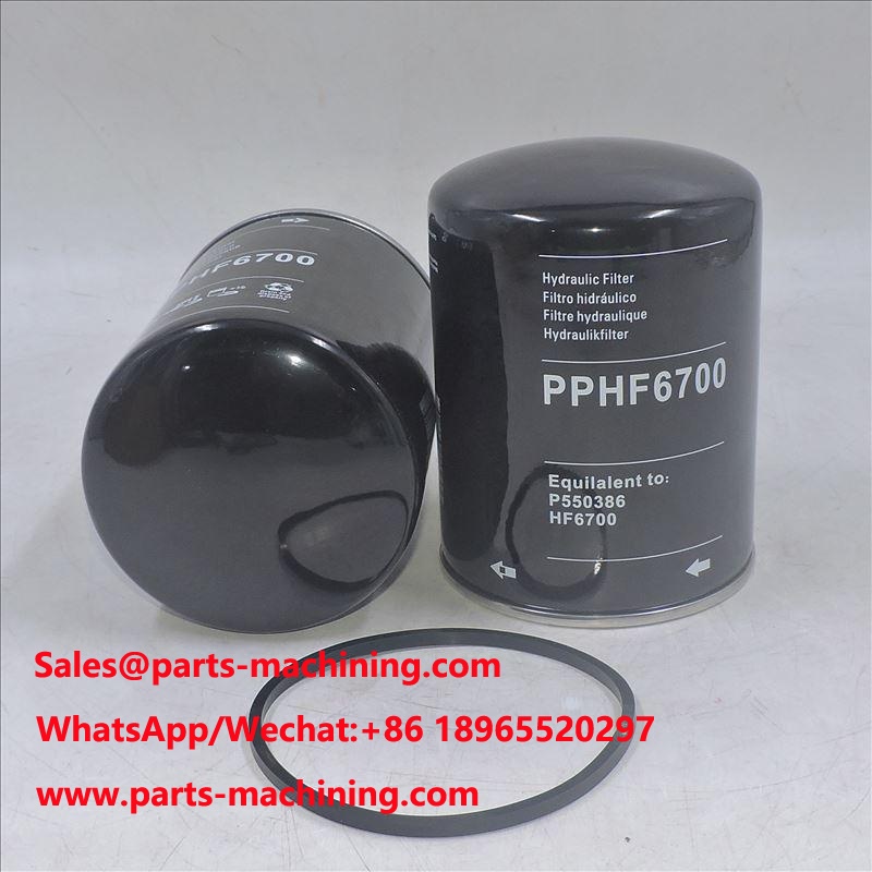 Filtro hidráulico de elevación de pluma TEREX HF6700,P550386,BT287-3,H217W

