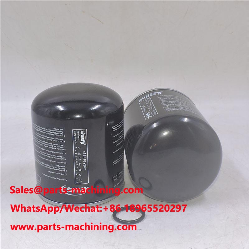 Filtro de secador de aire WABCO 4324102202 AD27752 T390W 4293995
