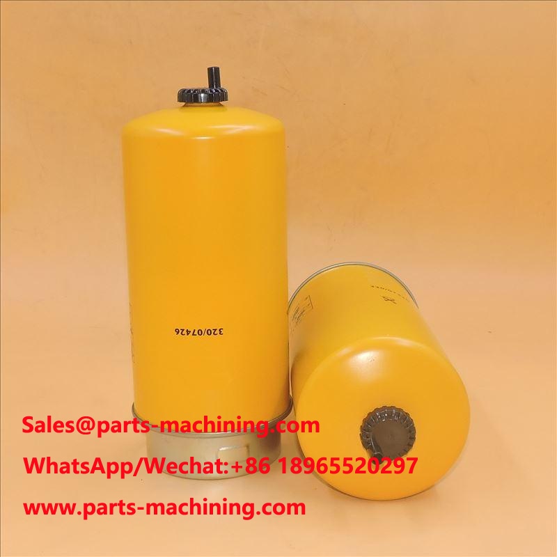 Separador de agua y combustible 320/07426 P564430 32007426 para JCB JS370
