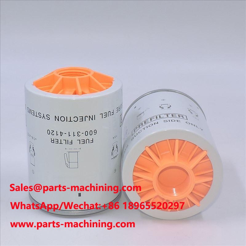 Filtro de combustible 600-311-4120 4941237 600-319-4110 para excavadoras Komatsu
