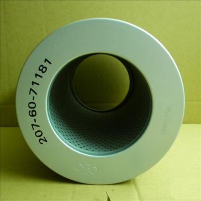 Filtro hidráulico 207-60-71181 207-60-71180 207-60-71182 de KOMATSU D155A-6
