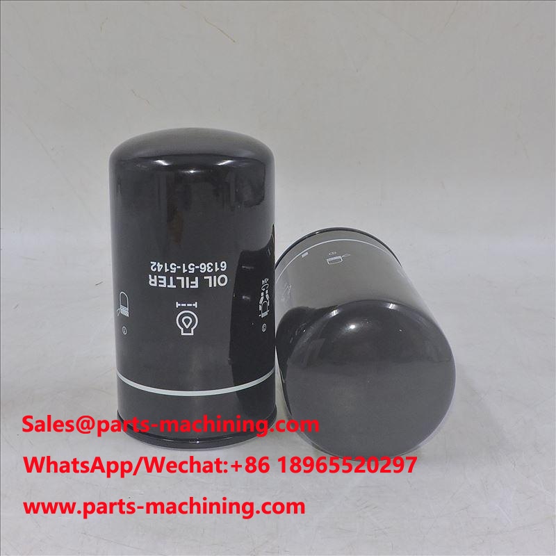 Filtro de aceite Komatsu 6136-51-5142 3977910 LF16006
