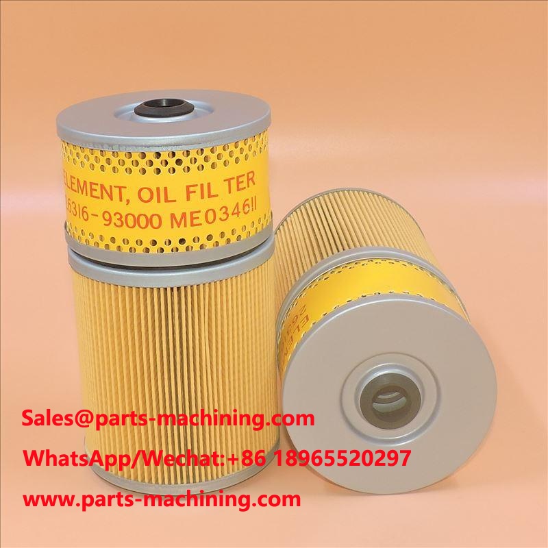 Filtro de aceite de motores Mitsubishi ME034611 P550378 P249 O-1006
