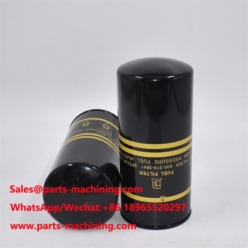 Filtro de combustible 600-319-3841 6003193841 Referencia cruzada de Komatsu