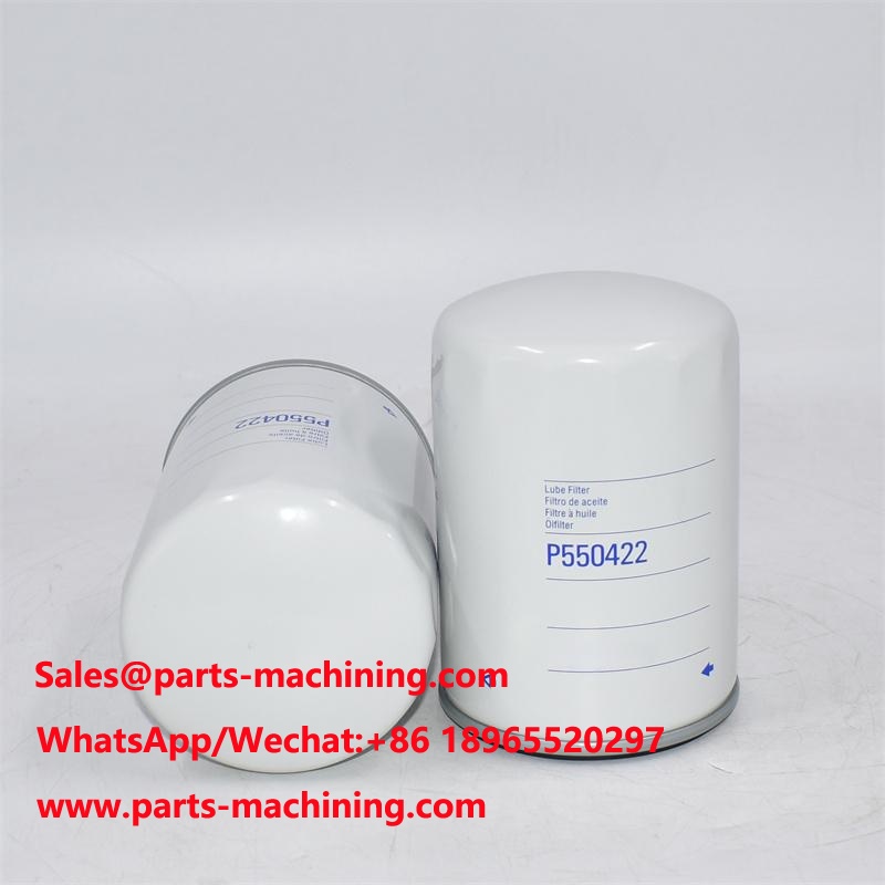 El filtro de aceite P550422 reemplaza a 12455035100 AT308583
        