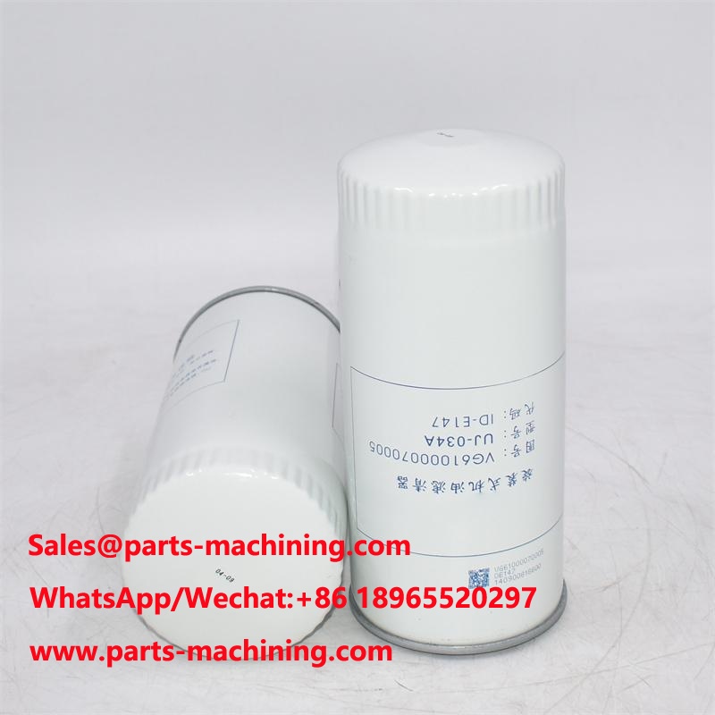 Reemplazo del filtro de aceite H18W01 SO15007
    
