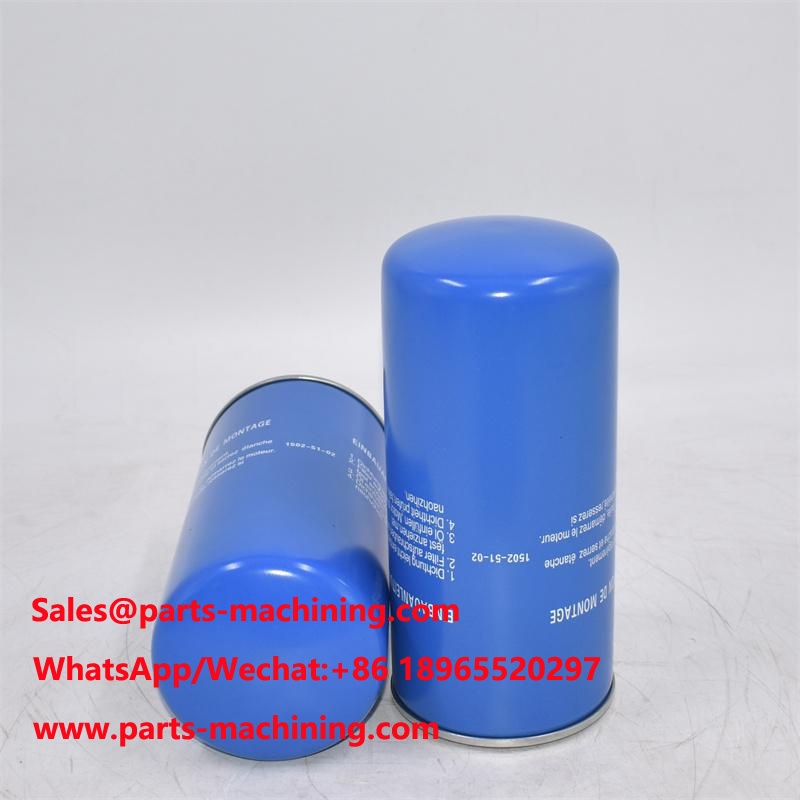 1502-51-02 Referencia cruzada del filtro de aceite SH85059
    