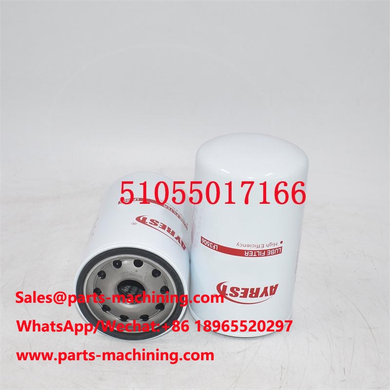 51055017166 Filtro de aceite 51055017161 Referencia cruzada