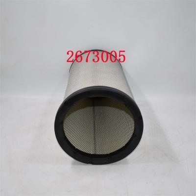 2673005 Filtro de aire 267-3005 Referencia cruzada