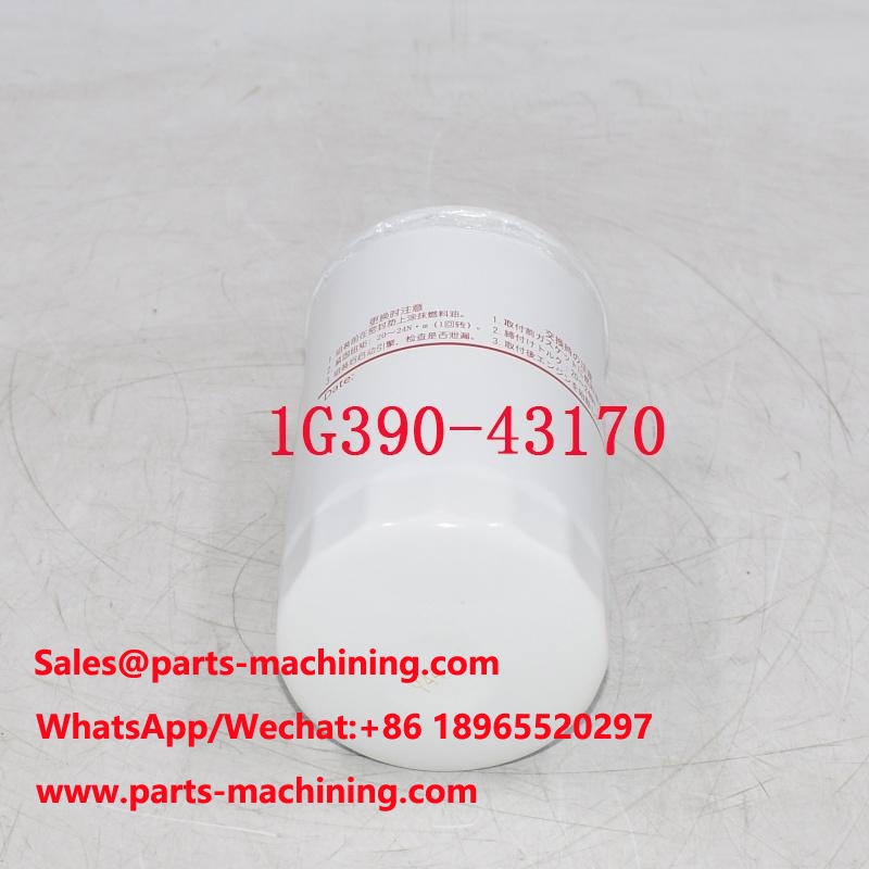 Filtro de combustible 1G390-43170 1G390-43171 para miniexcavadora