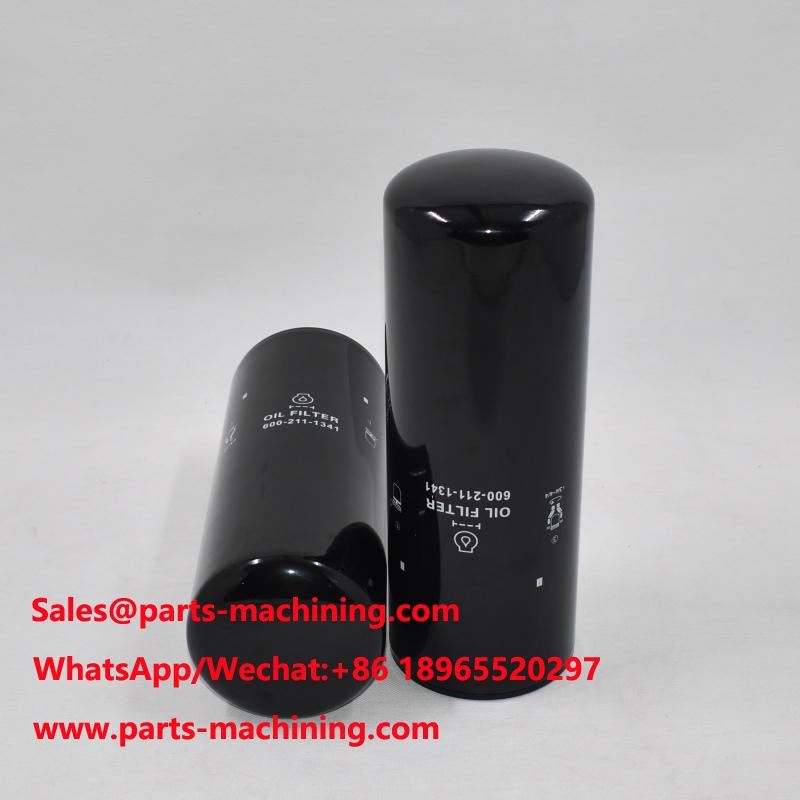 Filtro de aceite 600-211-1341 E600-211-1340 para excavadora