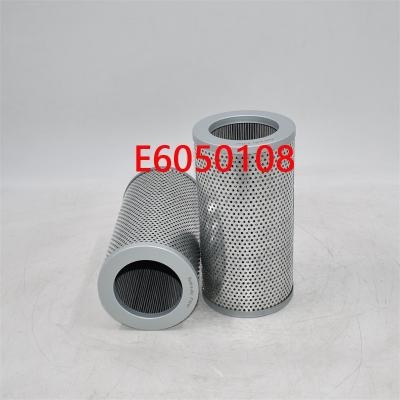 Filtro hidráulico E6050108 para miniexcavadoras
