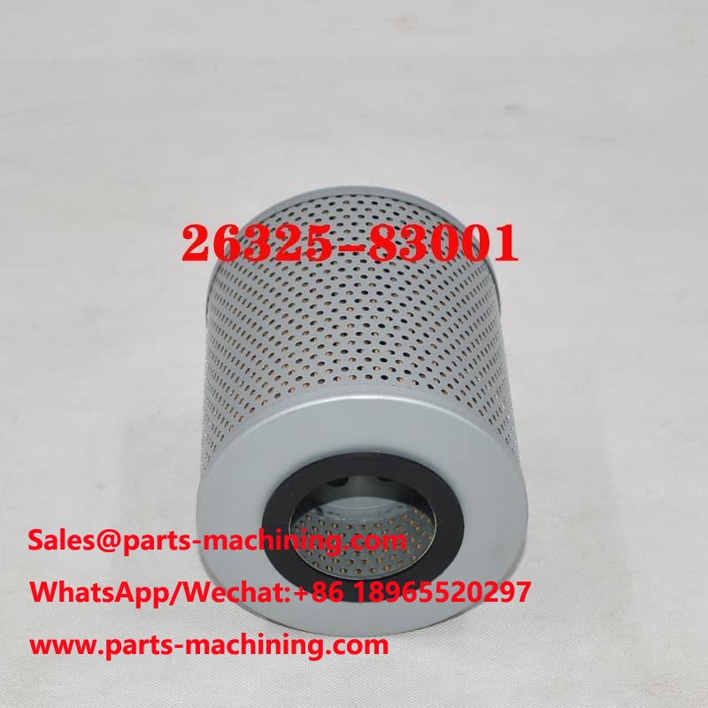 Filtro de aceite de excavadora 26325-83001 2632583001