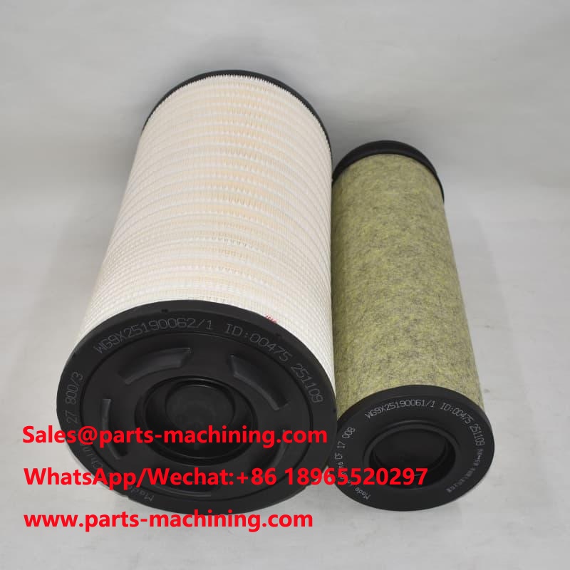 Reemplazo del filtro de aire WG9X25190061/1 WG9X25190062/1