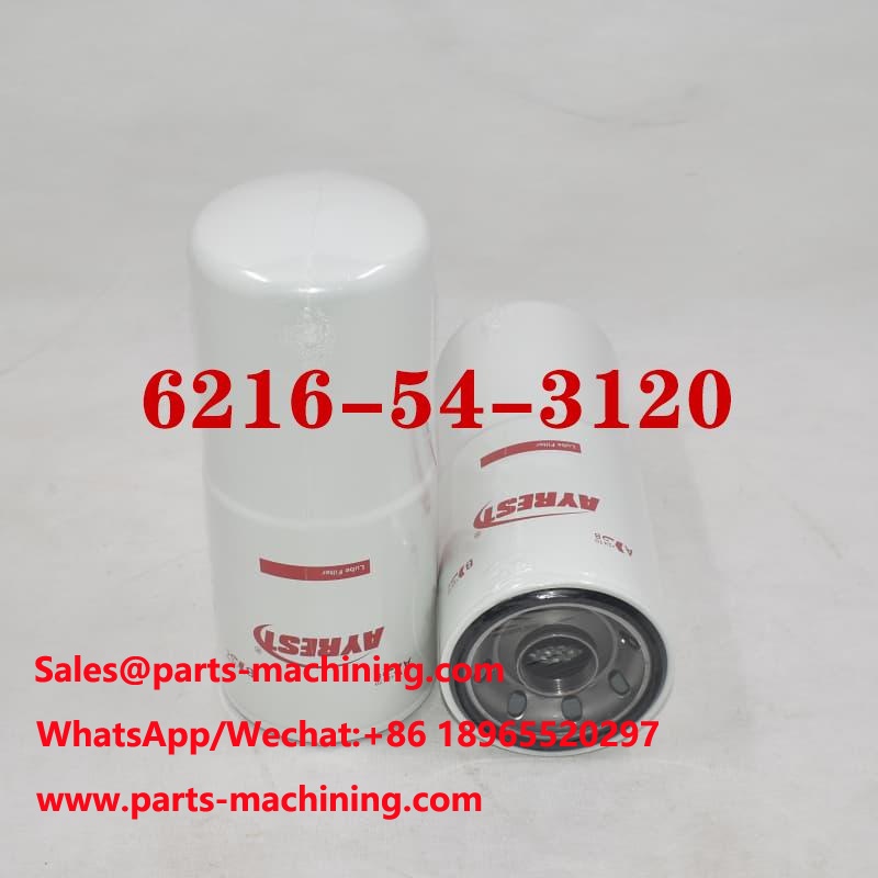 Filtro de aceite 6216-54-3120 Repuestos para excavadoras