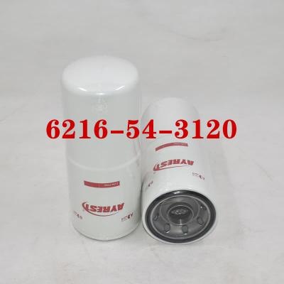 Filtro de aceite 6216-54-3120 Repuestos para excavadoras