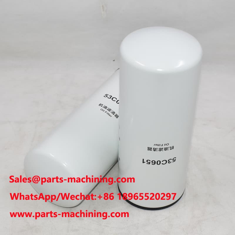 Filtro de aceite para excavadora 53C0651