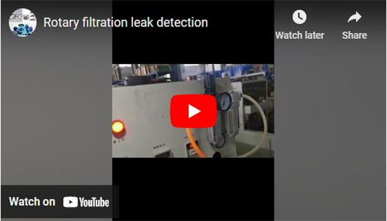 Detección de fugas de filtración rotativa