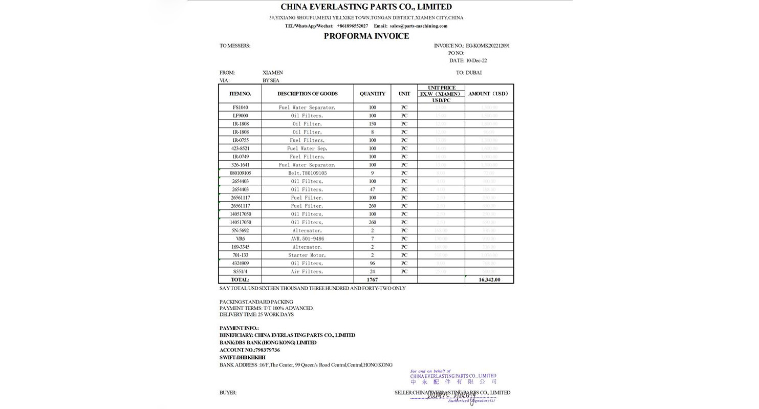 Pedidos desde Dubái