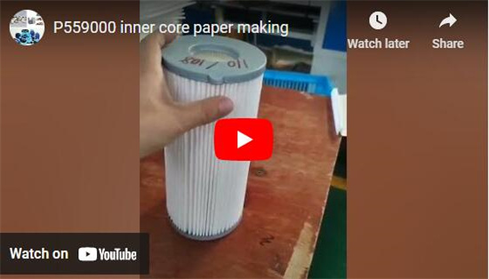 Fabricación de papel con núcleo interno P559000