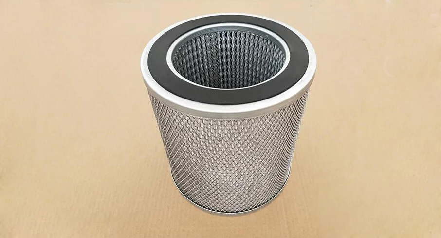 Estructura típica del filtro de aire