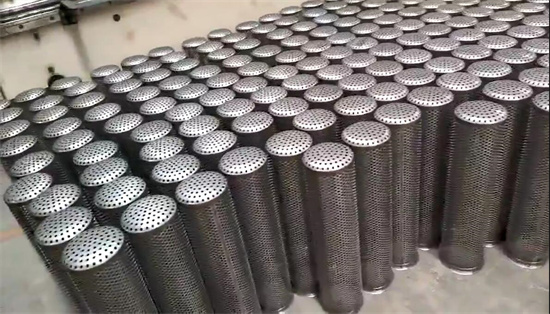 Video de pantalla de filtro de metal
